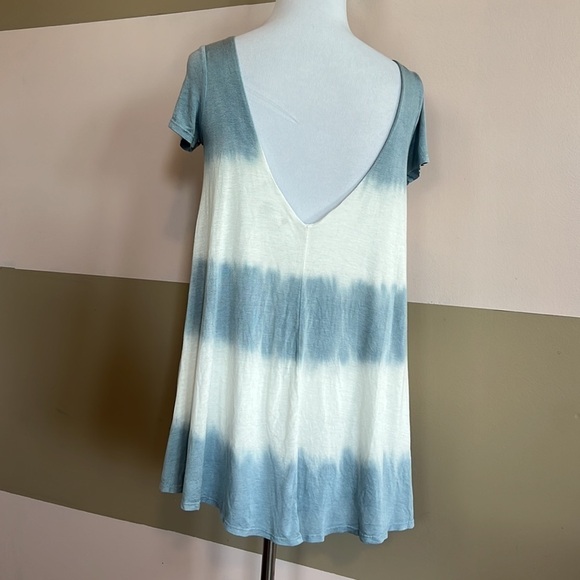 Lulus Bae Breeze Light Blue Tie-Dye Dress size XS - Picture 6 of 8
